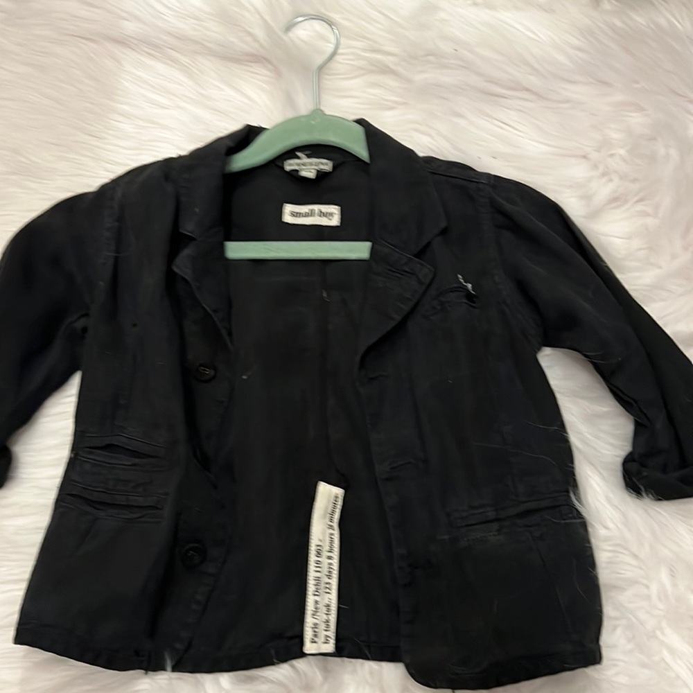 Eliane and Lena child jacket 100%Ramie similar to linen
